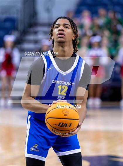 Thumbnail 2 in Democracy Prep Agassi Campus vs. Mater Academy East Las Vegas (NIAA 3A State Championship) photogallery.