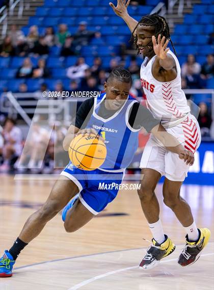 Thumbnail 1 in Democracy Prep Agassi Campus vs. Mater Academy East Las Vegas (NIAA 3A State Championship) photogallery.