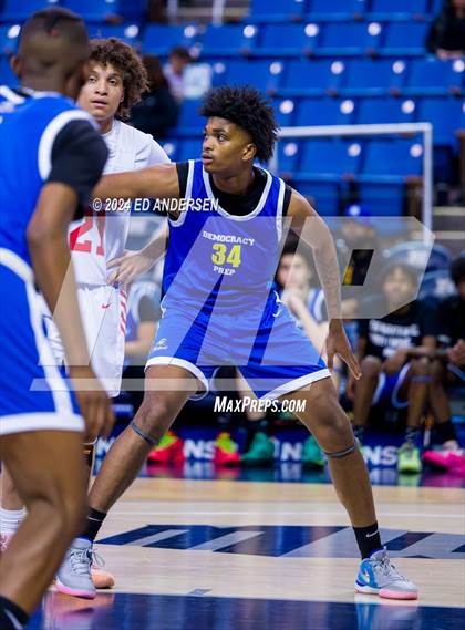 Thumbnail 2 in Democracy Prep Agassi Campus vs. Mater Academy East Las Vegas (NIAA 3A State Championship) photogallery.