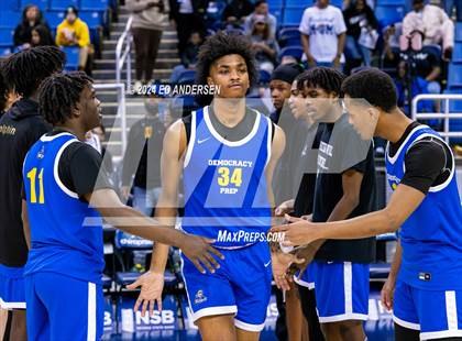 Thumbnail 2 in Democracy Prep Agassi Campus vs. Mater Academy East Las Vegas (NIAA 3A State Championship) photogallery.