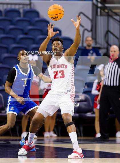 Thumbnail 1 in Democracy Prep Agassi Campus vs. Mater Academy East Las Vegas (NIAA 3A State Championship) photogallery.