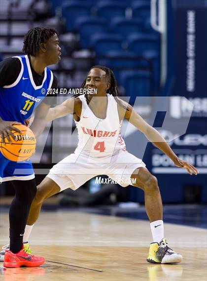 Thumbnail 2 in Democracy Prep Agassi Campus vs. Mater Academy East Las Vegas (NIAA 3A State Championship) photogallery.