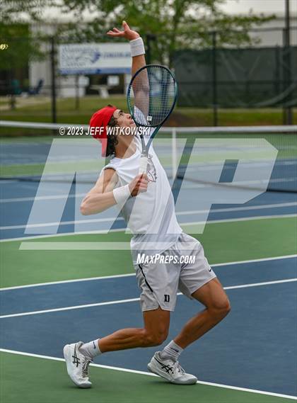 Thumbnail 2 in NCHSAA 3A Singles Tennis State Championship (Finals) photogallery.