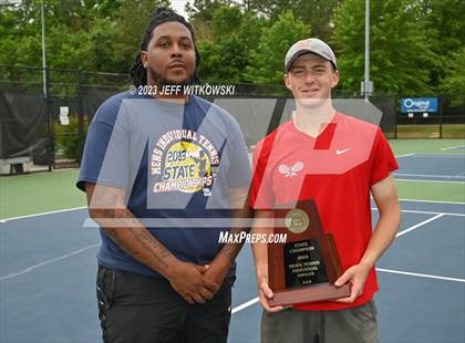 Thumbnail 1 in NCHSAA 3A Singles Tennis State Championship (Finals) photogallery.