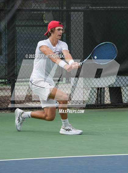 Thumbnail 3 in NCHSAA 3A Singles Tennis State Championship (Finals) photogallery.