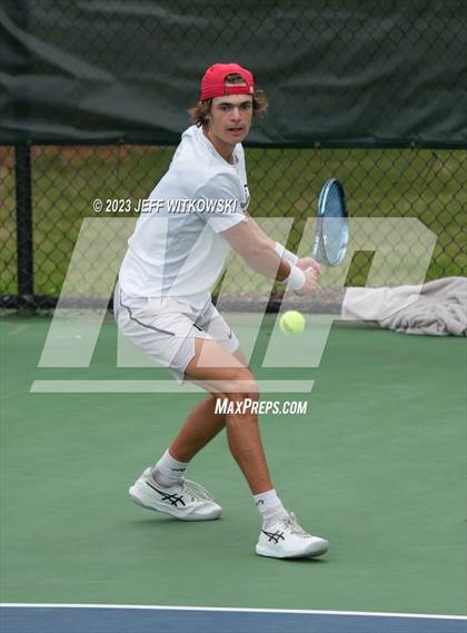 Thumbnail 2 in NCHSAA 3A Singles Tennis State Championship (Finals) photogallery.