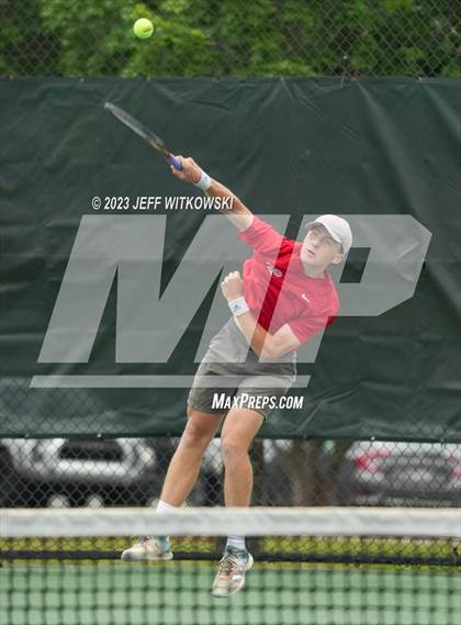 Thumbnail 1 in NCHSAA 3A Singles Tennis State Championship (Finals) photogallery.