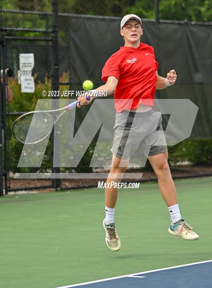 Thumbnail 1 in NCHSAA 3A Singles Tennis State Championship (Finals) photogallery.