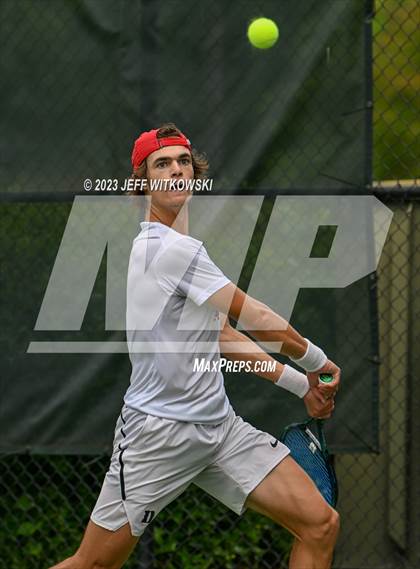 Thumbnail 3 in NCHSAA 3A Singles Tennis State Championship (Finals) photogallery.