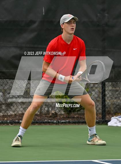 Thumbnail 3 in NCHSAA 3A Singles Tennis State Championship (Finals) photogallery.