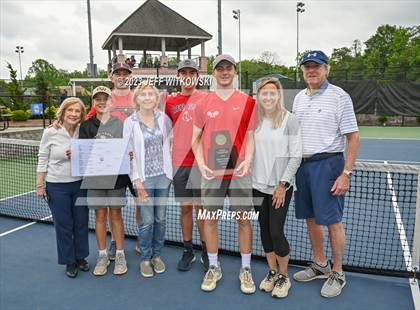 Thumbnail 2 in NCHSAA 3A Singles Tennis State Championship (Finals) photogallery.