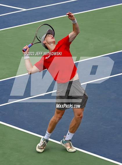Thumbnail 2 in NCHSAA 3A Singles Tennis State Championship (Finals) photogallery.