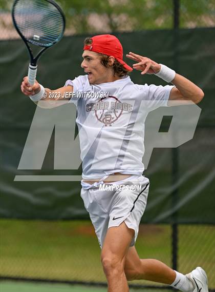 Thumbnail 2 in NCHSAA 3A Singles Tennis State Championship (Finals) photogallery.
