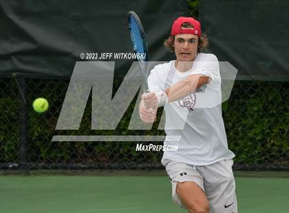 Thumbnail 2 in NCHSAA 3A Singles Tennis State Championship (Finals) photogallery.
