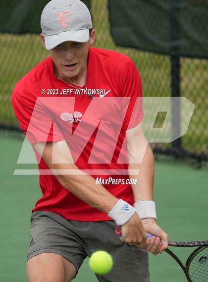 Thumbnail 1 in NCHSAA 3A Singles Tennis State Championship (Finals) photogallery.