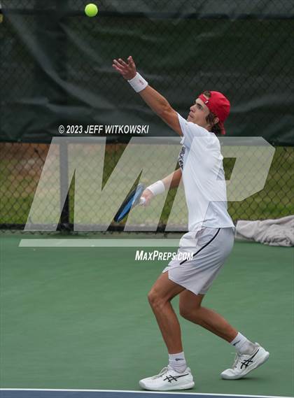 Thumbnail 3 in NCHSAA 3A Singles Tennis State Championship (Finals) photogallery.