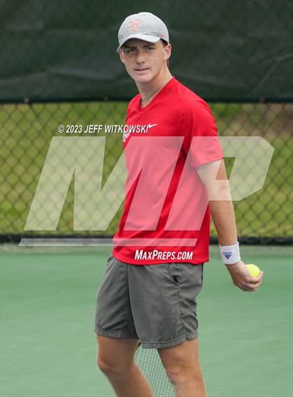 Thumbnail 2 in NCHSAA 3A Singles Tennis State Championship (Finals) photogallery.