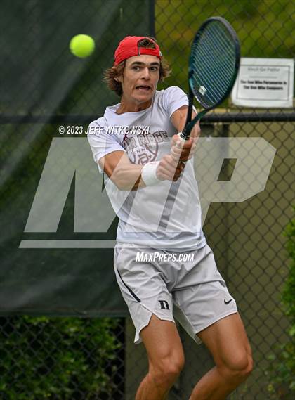 Thumbnail 1 in NCHSAA 3A Singles Tennis State Championship (Finals) photogallery.
