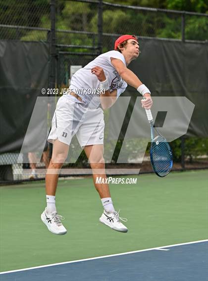 Thumbnail 2 in NCHSAA 3A Singles Tennis State Championship (Finals) photogallery.