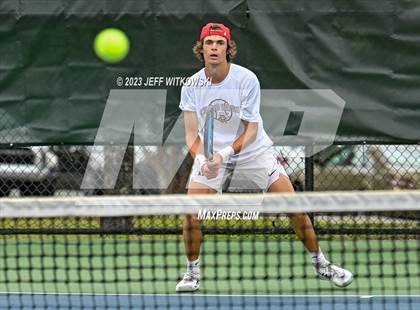 Thumbnail 1 in NCHSAA 3A Singles Tennis State Championship (Finals) photogallery.