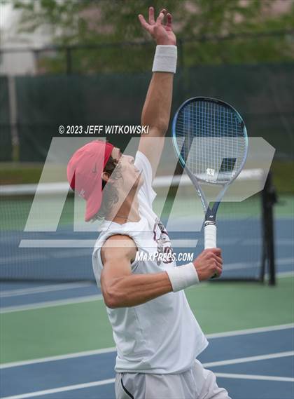 Thumbnail 3 in NCHSAA 3A Singles Tennis State Championship (Finals) photogallery.