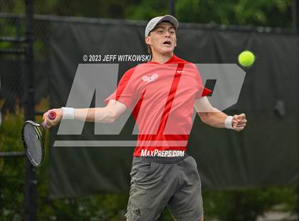 Thumbnail 2 in NCHSAA 3A Singles Tennis State Championship (Finals) photogallery.