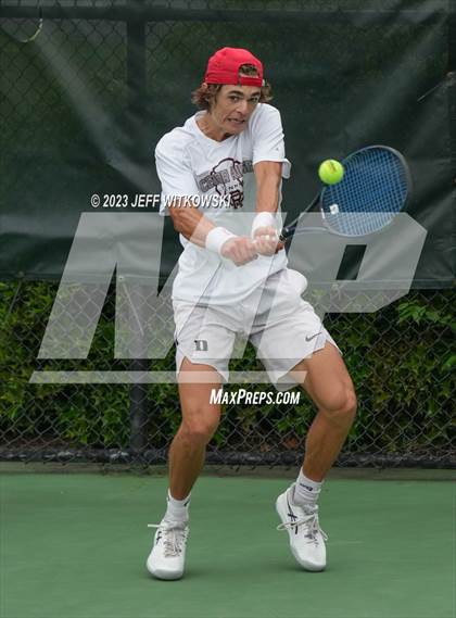 Thumbnail 2 in NCHSAA 3A Singles Tennis State Championship (Finals) photogallery.