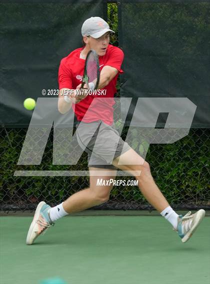 Thumbnail 3 in NCHSAA 3A Singles Tennis State Championship (Finals) photogallery.