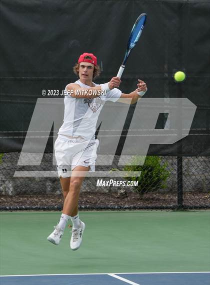 Thumbnail 1 in NCHSAA 3A Singles Tennis State Championship (Finals) photogallery.
