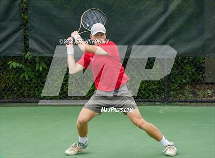 Thumbnail 2 in NCHSAA 3A Singles Tennis State Championship (Finals) photogallery.
