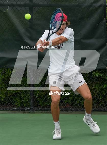 Thumbnail 3 in NCHSAA 3A Singles Tennis State Championship (Finals) photogallery.