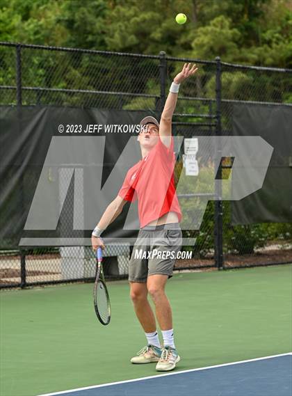 Thumbnail 1 in NCHSAA 3A Singles Tennis State Championship (Finals) photogallery.