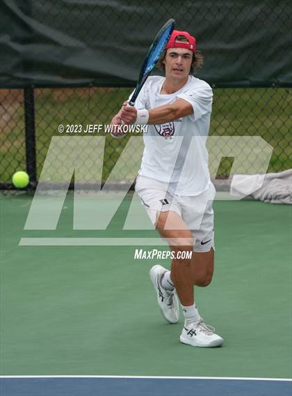 Thumbnail 2 in NCHSAA 3A Singles Tennis State Championship (Finals) photogallery.