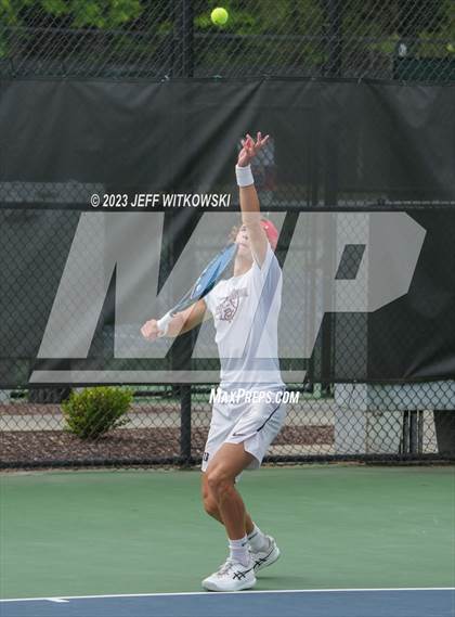 Thumbnail 1 in NCHSAA 3A Singles Tennis State Championship (Finals) photogallery.