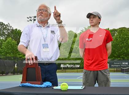 Thumbnail 3 in NCHSAA 3A Singles Tennis State Championship (Finals) photogallery.