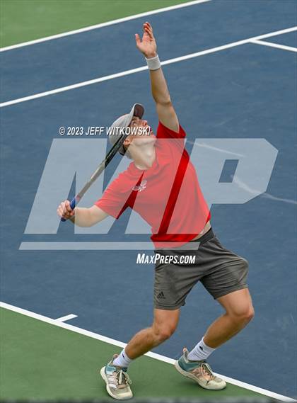 Thumbnail 3 in NCHSAA 3A Singles Tennis State Championship (Finals) photogallery.