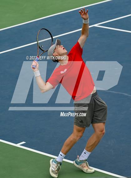Thumbnail 3 in NCHSAA 3A Singles Tennis State Championship (Finals) photogallery.