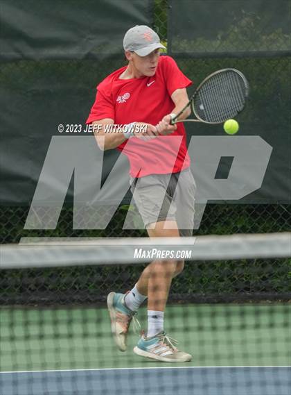 Thumbnail 2 in NCHSAA 3A Singles Tennis State Championship (Finals) photogallery.