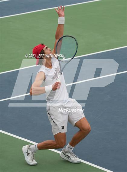 Thumbnail 3 in NCHSAA 3A Singles Tennis State Championship (Finals) photogallery.