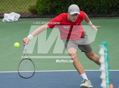 Thumbnail 1 in NCHSAA 3A Singles Tennis State Championship (Finals) photogallery.