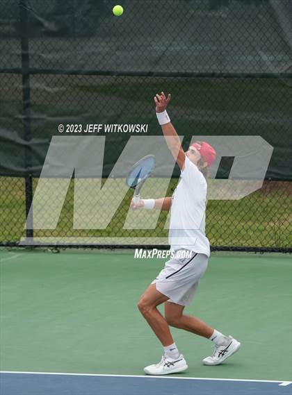 Thumbnail 1 in NCHSAA 3A Singles Tennis State Championship (Finals) photogallery.