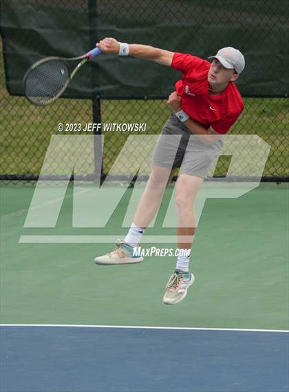 Thumbnail 3 in NCHSAA 3A Singles Tennis State Championship (Finals) photogallery.