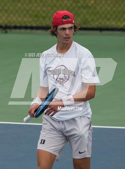 Thumbnail 3 in NCHSAA 3A Singles Tennis State Championship (Finals) photogallery.