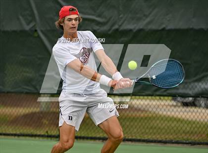 Thumbnail 2 in NCHSAA 3A Singles Tennis State Championship (Finals) photogallery.