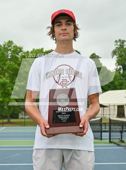 Thumbnail 2 in NCHSAA 3A Singles Tennis State Championship (Finals) photogallery.