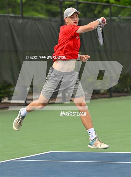 Thumbnail 3 in NCHSAA 3A Singles Tennis State Championship (Finals) photogallery.