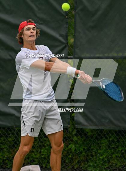 Thumbnail 2 in NCHSAA 3A Singles Tennis State Championship (Finals) photogallery.