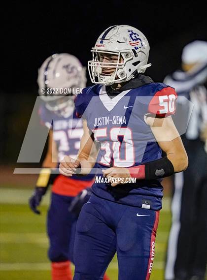Thumbnail 2 in Justin-Siena vs Salesian College Preparatory (D6 Semifinal) photogallery.