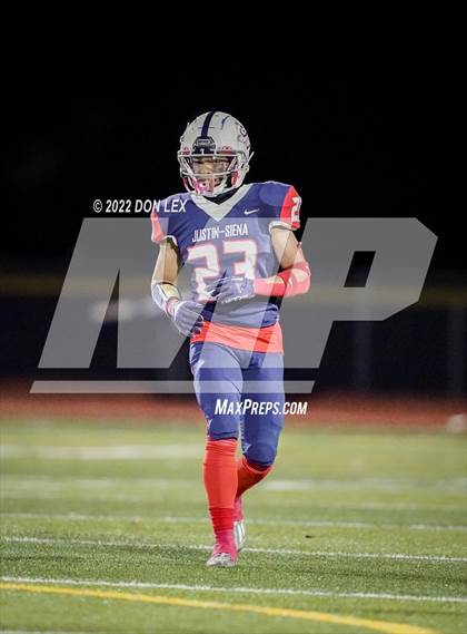 Thumbnail 1 in Justin-Siena vs Salesian College Preparatory (D6 Semifinal) photogallery.