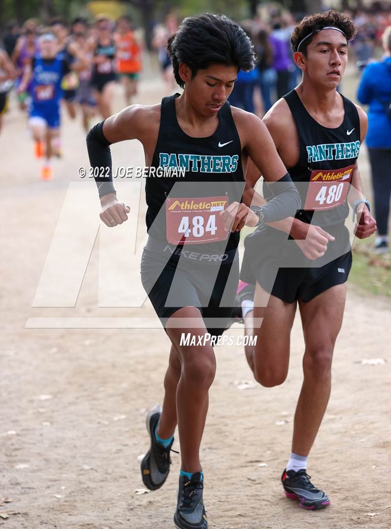 Photo 10 in the CIF Central Section Cross Country Championships (Boys